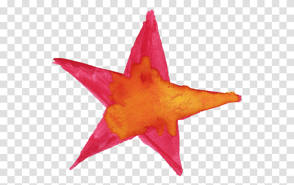 Watercolor Star Onlygfxcom Watercolor Stars Background, Leaf, Plant, Symbol, Star Symbol Transparent Png