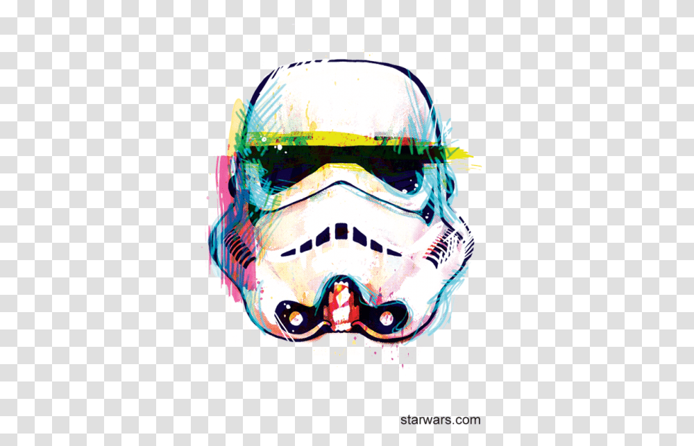 Watercolor Stormtrooper Temporary Tattoo Star Wars Trooper Graphics, Helmet, Apparel, Crash Helmet Transparent Png