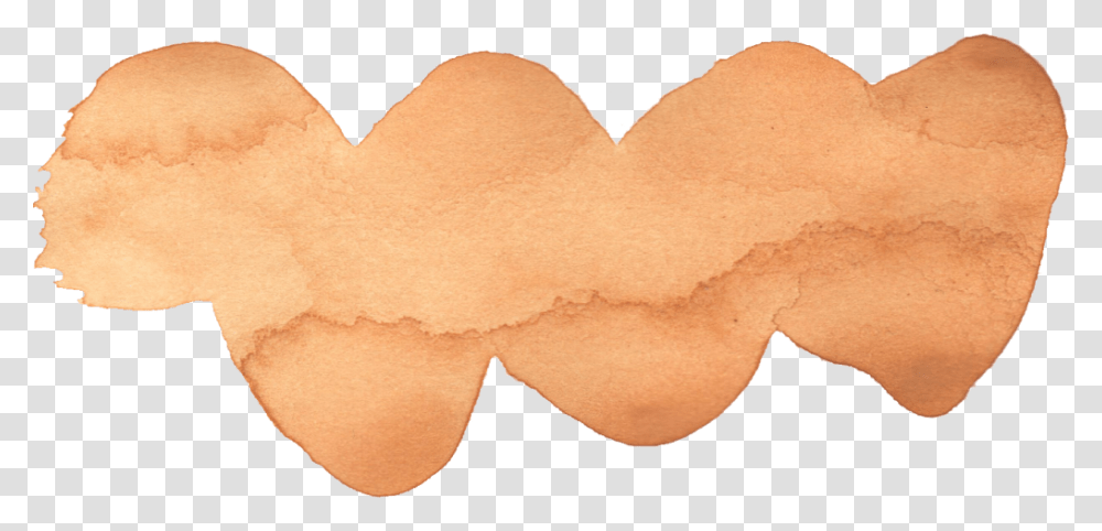 Watercolor Stroke Nude Beige, Heart, Cookie, Food, Biscuit Transparent Png