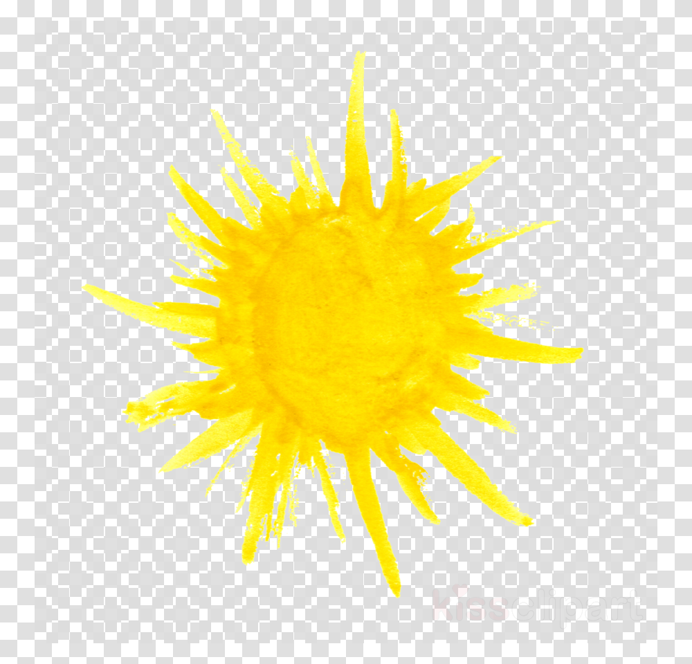 Watercolor Sun, Texture, Poster, Advertisement, Pattern Transparent Png