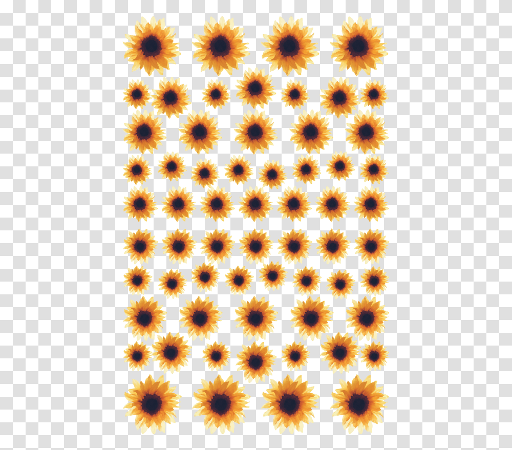 Watercolor Sunflower, Rug, Pattern, Fractal, Ornament Transparent Png