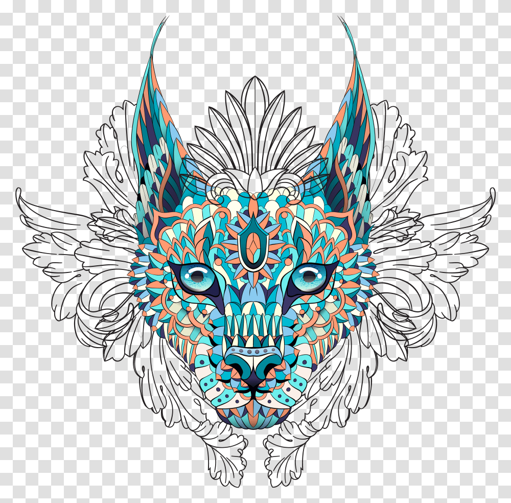 Watercolor Tattoo Vector, Chandelier, Mammal, Animal Transparent Png