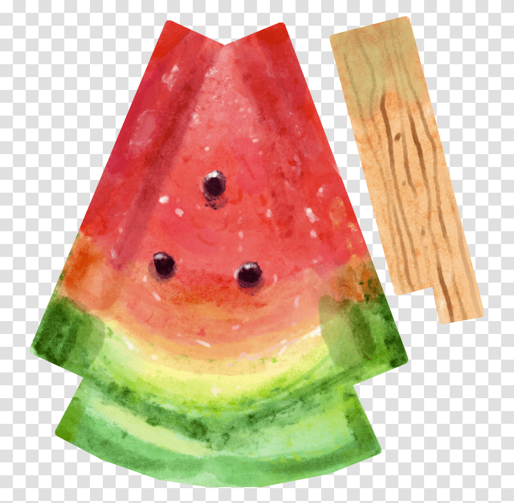 Watercolor Texture Here Is The Texture And A Wire In Watermelon, Plant, Fruit, Food, Snowman Transparent Png