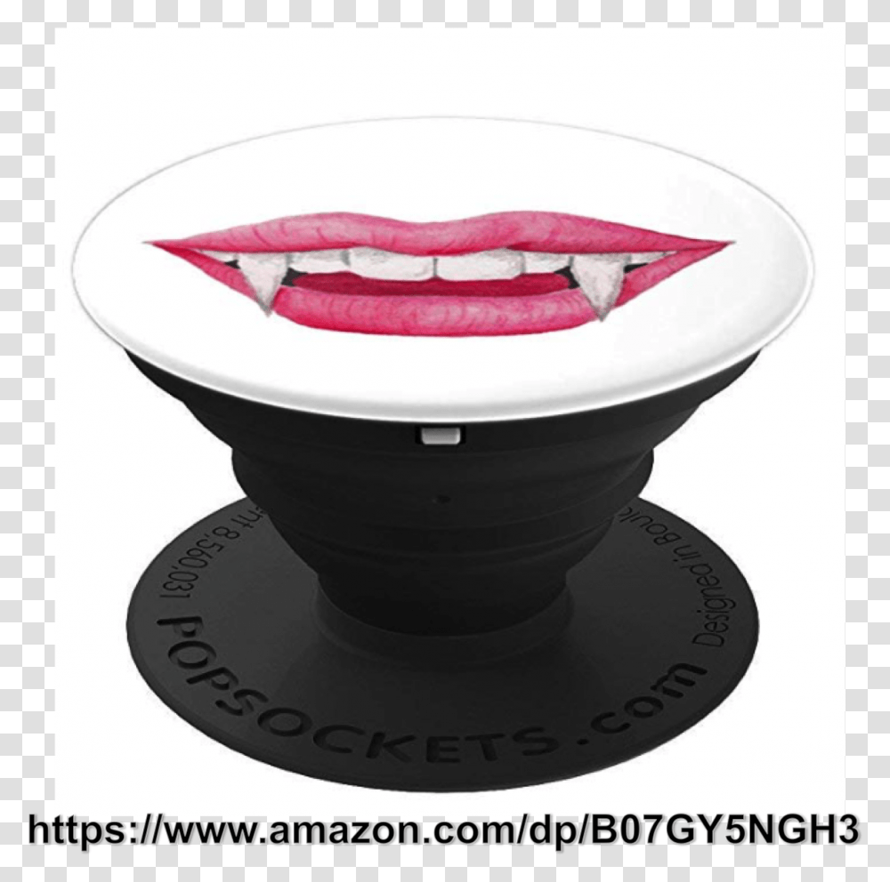 Watercolor Vampire Teeth Popsockets Grip Stuff Lipstick, Tape, Mouth, Meal, Food Transparent Png
