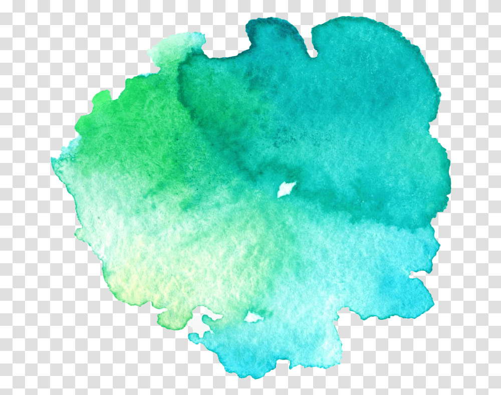 Watercolor Watercolor Splash Green, Mineral, Crystal, Bird, Animal Transparent Png