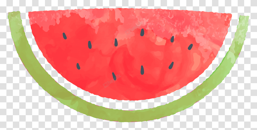 Watercolor Watermelon, Plant, Fruit, Food, Rug Transparent Png