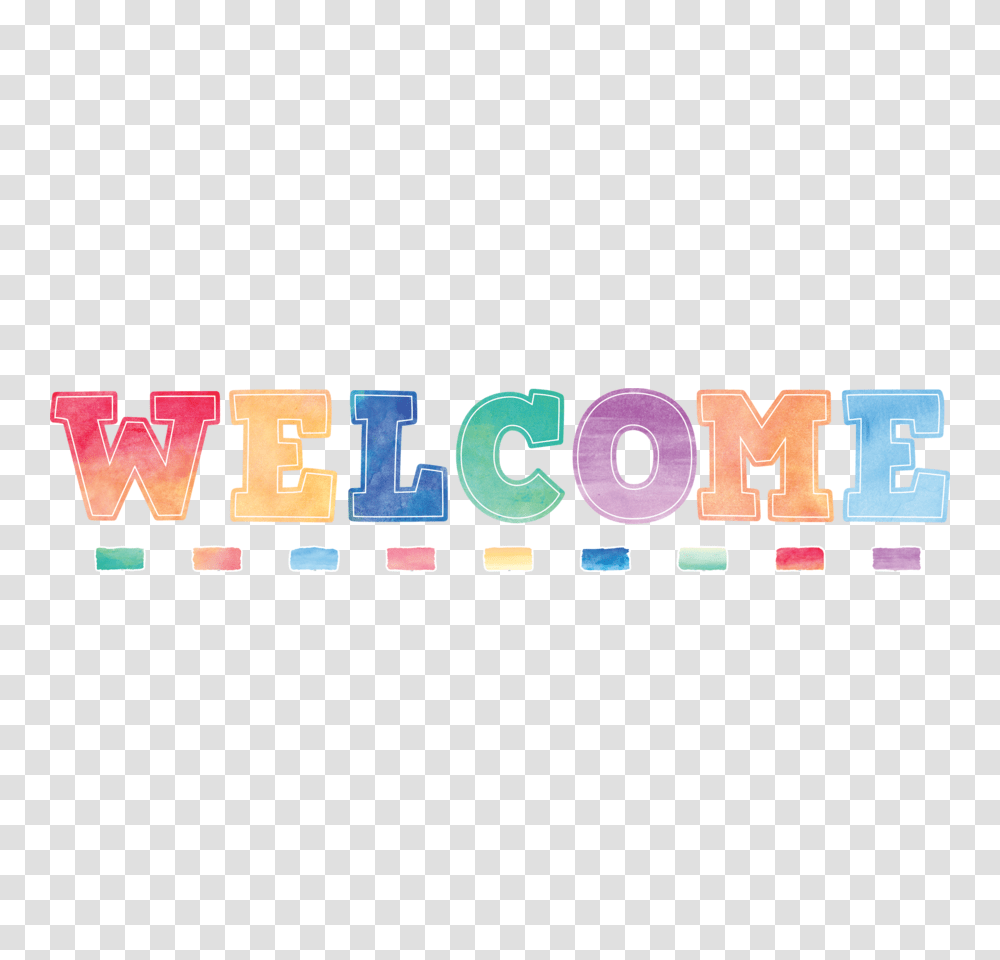 Watercolor Welcome Bulletin Board Display Set, Pac Man, Minecraft, Super Mario Transparent Png