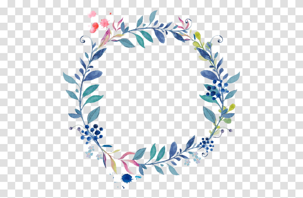 Watercolor Wreath Flower Clipart Background Floral Wreath Vector, Floral Design, Pattern, Graphics, Plant Transparent Png