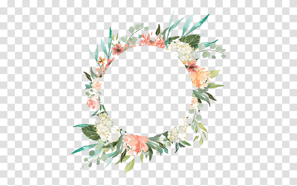 Watercolor Wreath Flower Floral Watercolor Wreath, Graphics, Art, Floral Design, Pattern Transparent Png