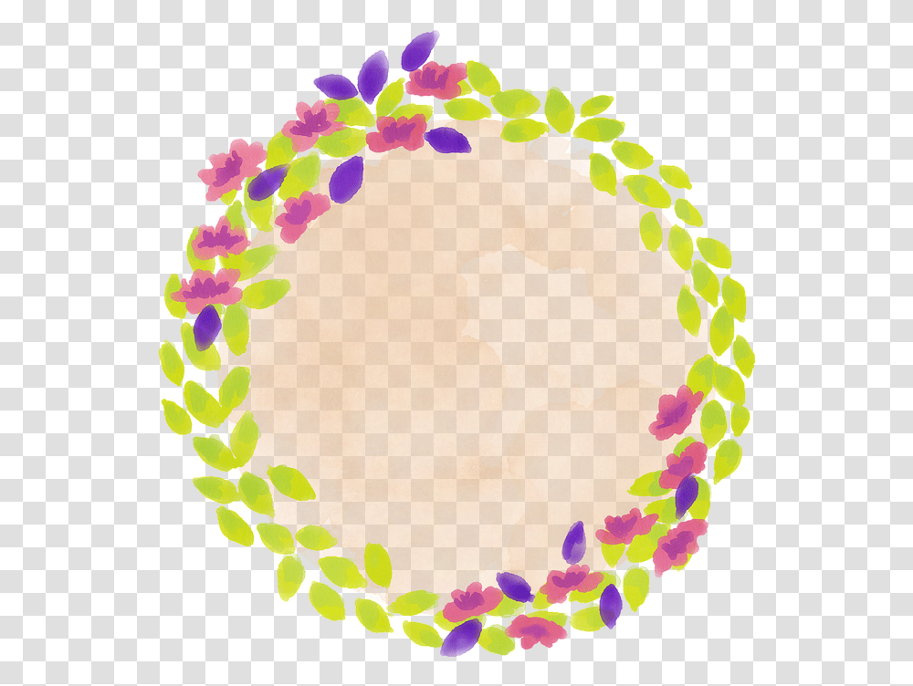 Watercolour Wreath Wreath Watercolor Romantic Circle, Pattern, Floral Design Transparent Png