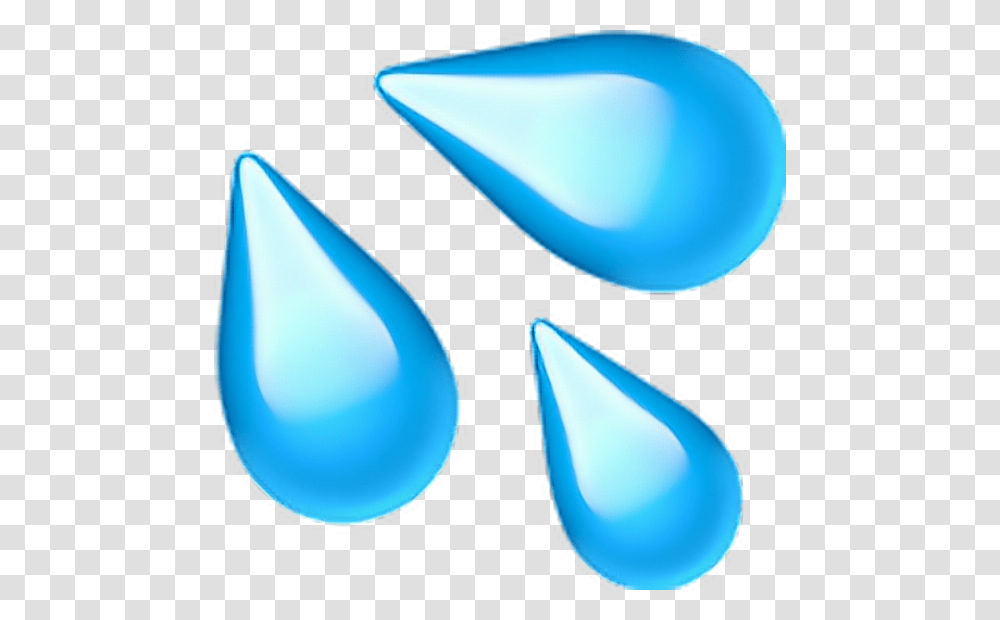Waterdrops Sweatdrops Drops Water Emoji Water Drops Emoji, Balloon, Light, Droplet, Petal Transparent Png