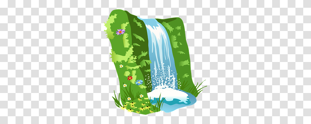 Waterfall Nature, Plant, Cushion, Tree Transparent Png