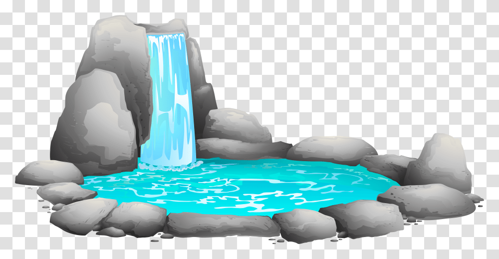 Waterfall Clipart Clip Art Waterfall, Nature, Outdoors, Ice, Snow Transparent Png