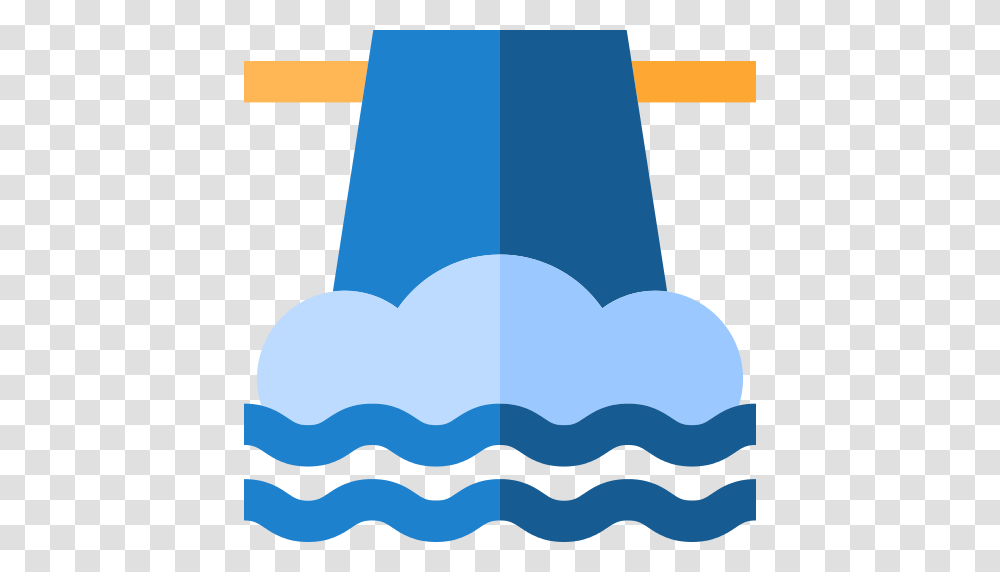 Waterfall Icon, Architecture, Building, Tower, Spire Transparent Png