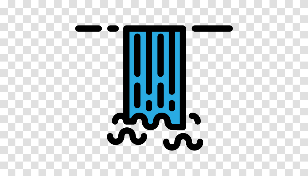 Waterfall Icon, Fork, Cutlery, Metropolis Transparent Png