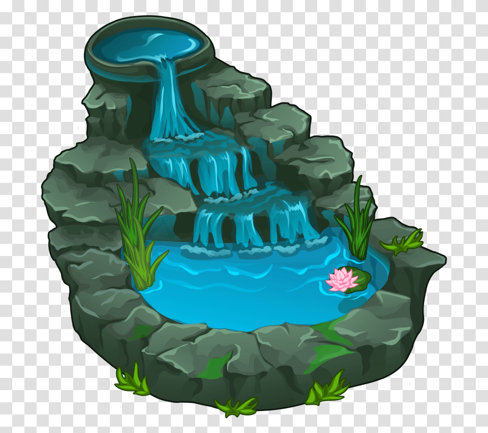 Waterfall Images Clip Art Waterfall, Nature, Outdoors, Birthday Cake, Land Transparent Png