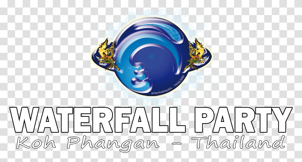 Waterfall Party Koh Phangan Logo Graphic Design, Poster, Advertisement, Flyer Transparent Png