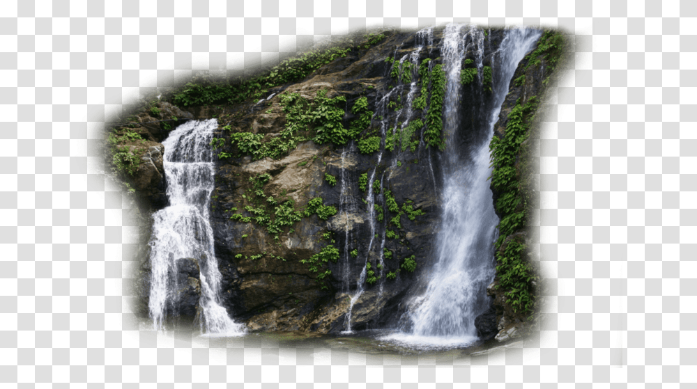 Waterfall Tamaraw Beach, River, Outdoors, Nature, Rainforest Transparent Png