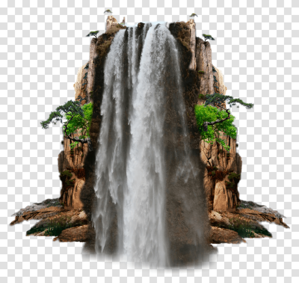 Waterfall Waterfalls Waterfall, River, Outdoors, Nature, Panoramic Transparent Png