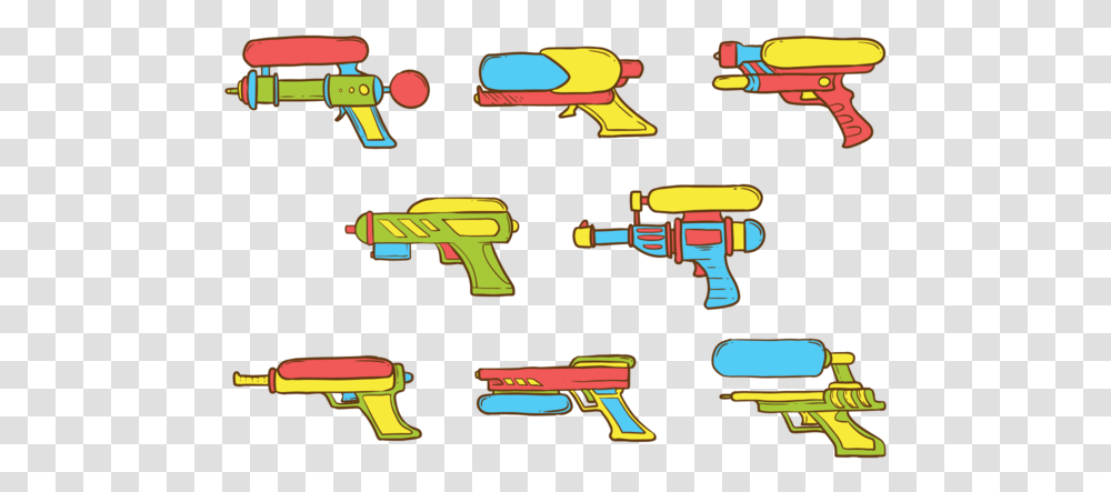 Watergun Icons Vector Water Gun Clipart Vector, Toy, Power Drill, Tool Transparent Png