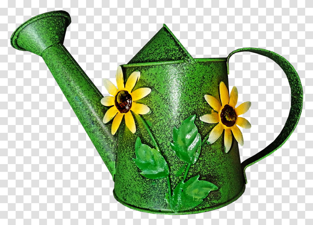 Watering Can Garden Colorful Fun Toy Container Diya, Plant, Flower, Jar, Pottery Transparent Png