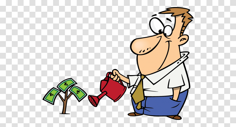 Watering Money Tree Image Library Stock Watering Money Tree, Tin, Can, Watering Can Transparent Png