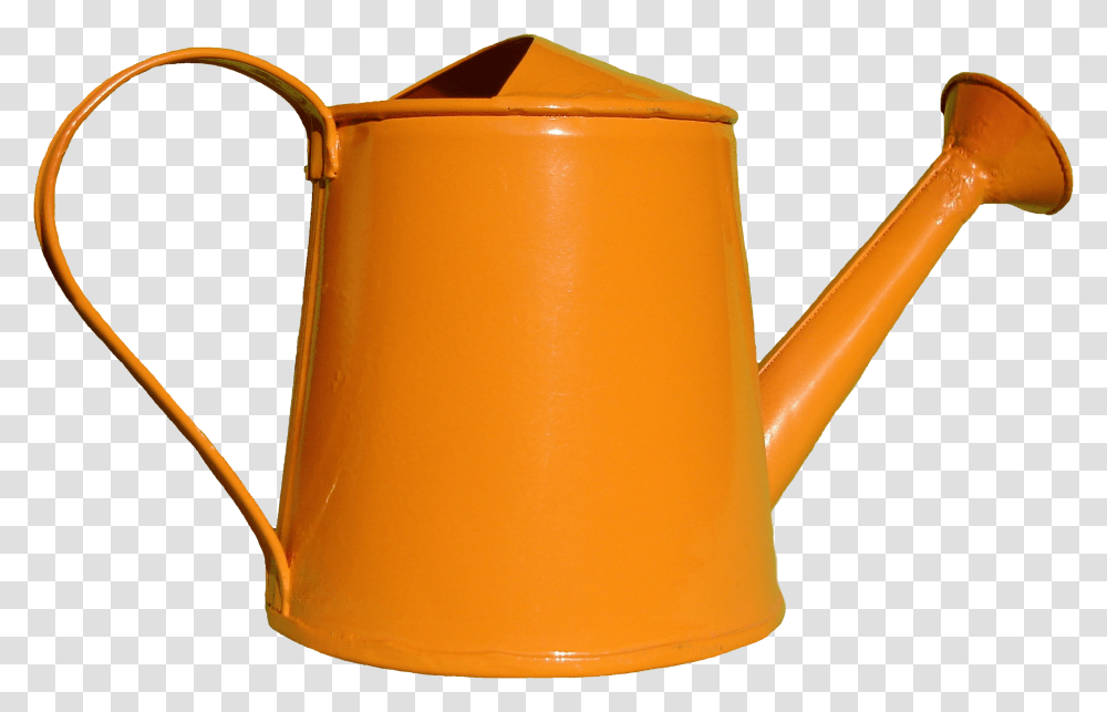Watering Plants Clipart Orange Watering Can Clipart, Tin, Hammer, Tool, Jug Transparent Png