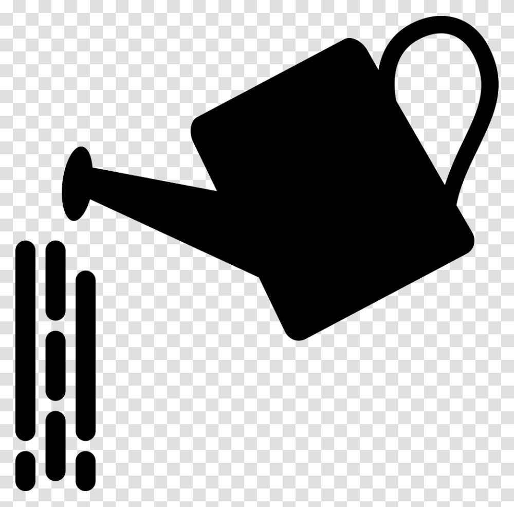 Watering Tool For Gardening Gardening Icon, Tin, Can, Watering Can, Hammer Transparent Png