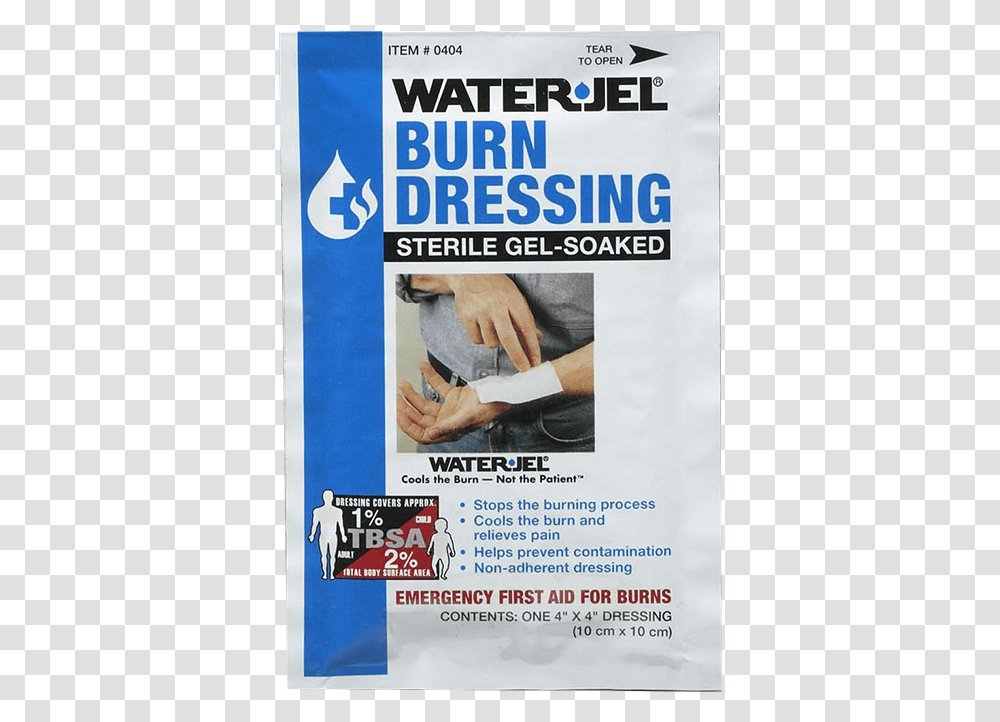 Waterjel Burn Dressing, Poster, Advertisement, Flyer, Paper Transparent Png
