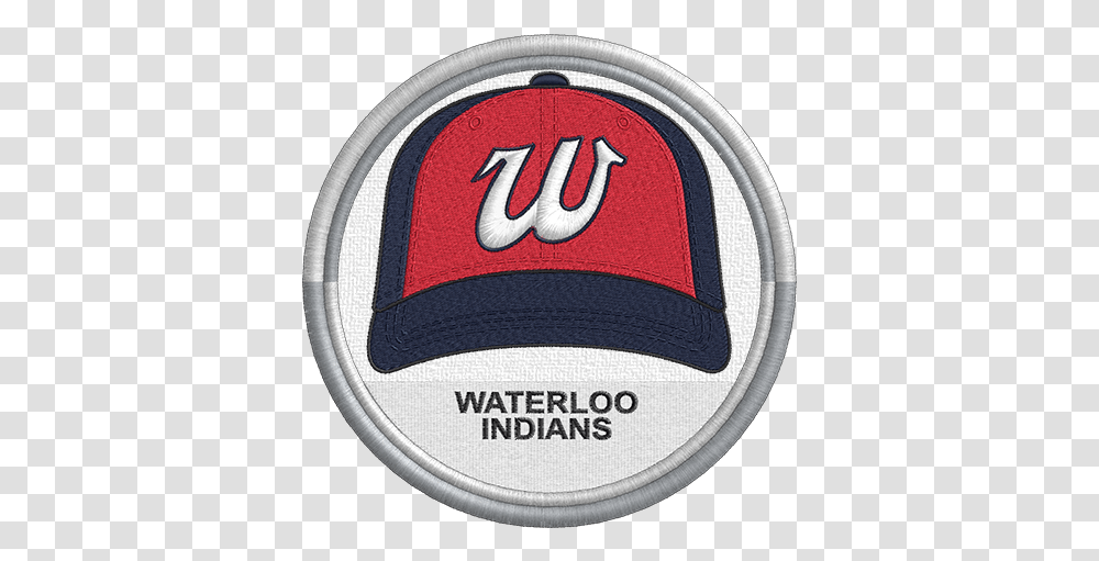 Waterloo Indians Binghamton Triplets Logo, Symbol, Trademark, Baseball Cap, Hat Transparent Png