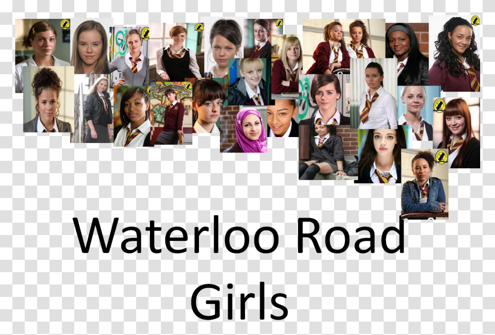 Waterloo Road Images The Girls Of Wr Hd Wallpaper And Waterloo Road, Collage, Poster, Advertisement, Person Transparent Png