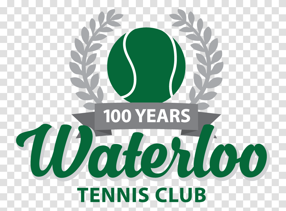 Waterloo Tennis Club Waterloo Tennis Club Logo, Label, Text, Vegetation, Plant Transparent Png