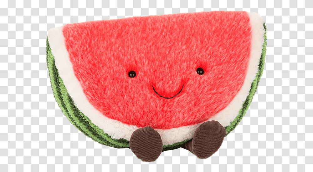 Watermelon Background Jellycat Amuseable Watermelon, Plant, Fruit, Food, Toy Transparent Png