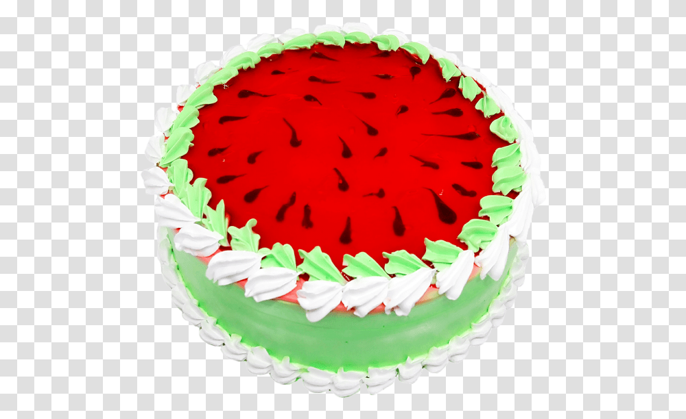 Watermelon Cartoon Cake Bnh, Birthday Cake, Dessert, Food, Plant Transparent Png