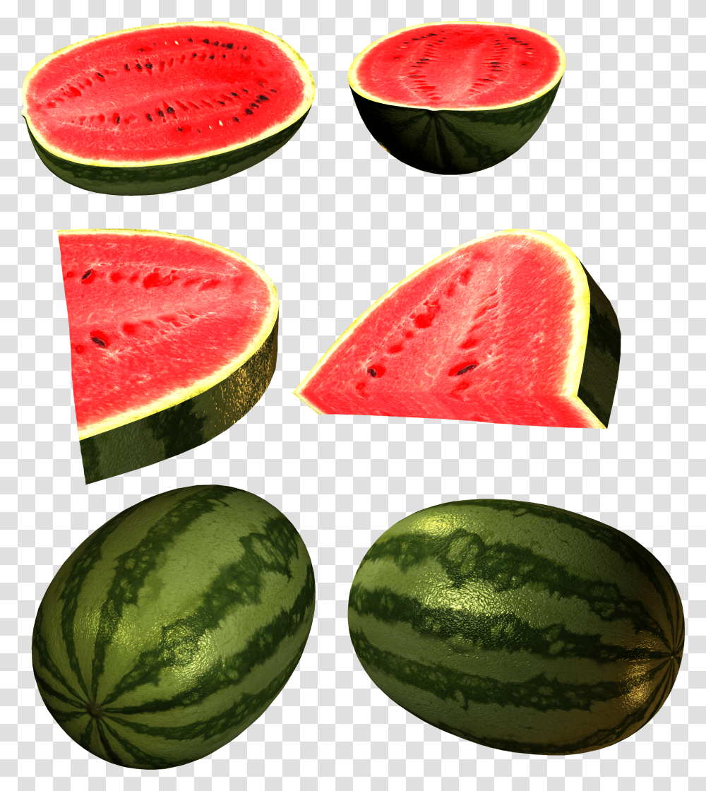 Watermelon Clipart Background Watermelon, Plant, Fruit, Food Transparent Png