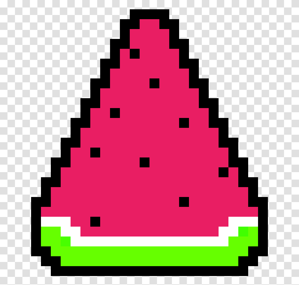 Watermelon Clipart Download Pixel Art, Plant, Triangle, Cone Transparent Png