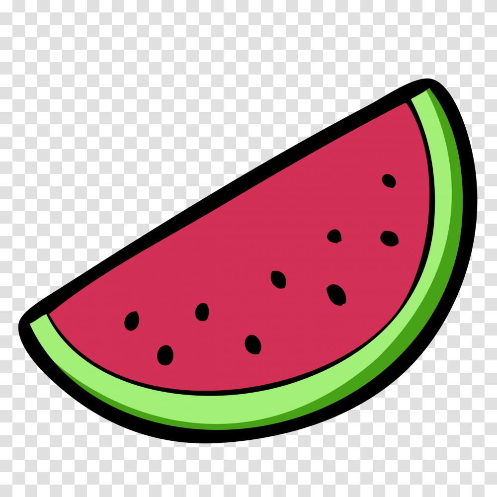 Watermelon Clipart Watermelon Slice, Plant, Fruit, Food Transparent Png