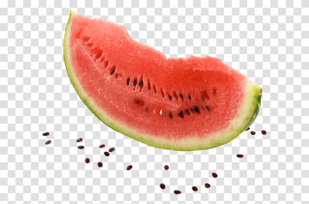 Watermelon Emoji One Wedge Of Watermelon, Plant, Fruit, Food, Fungus Transparent Png