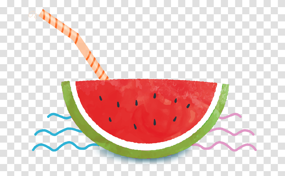 Watermelon Emoji Watercolor Summer Free, Plant, Fruit, Food Transparent Png
