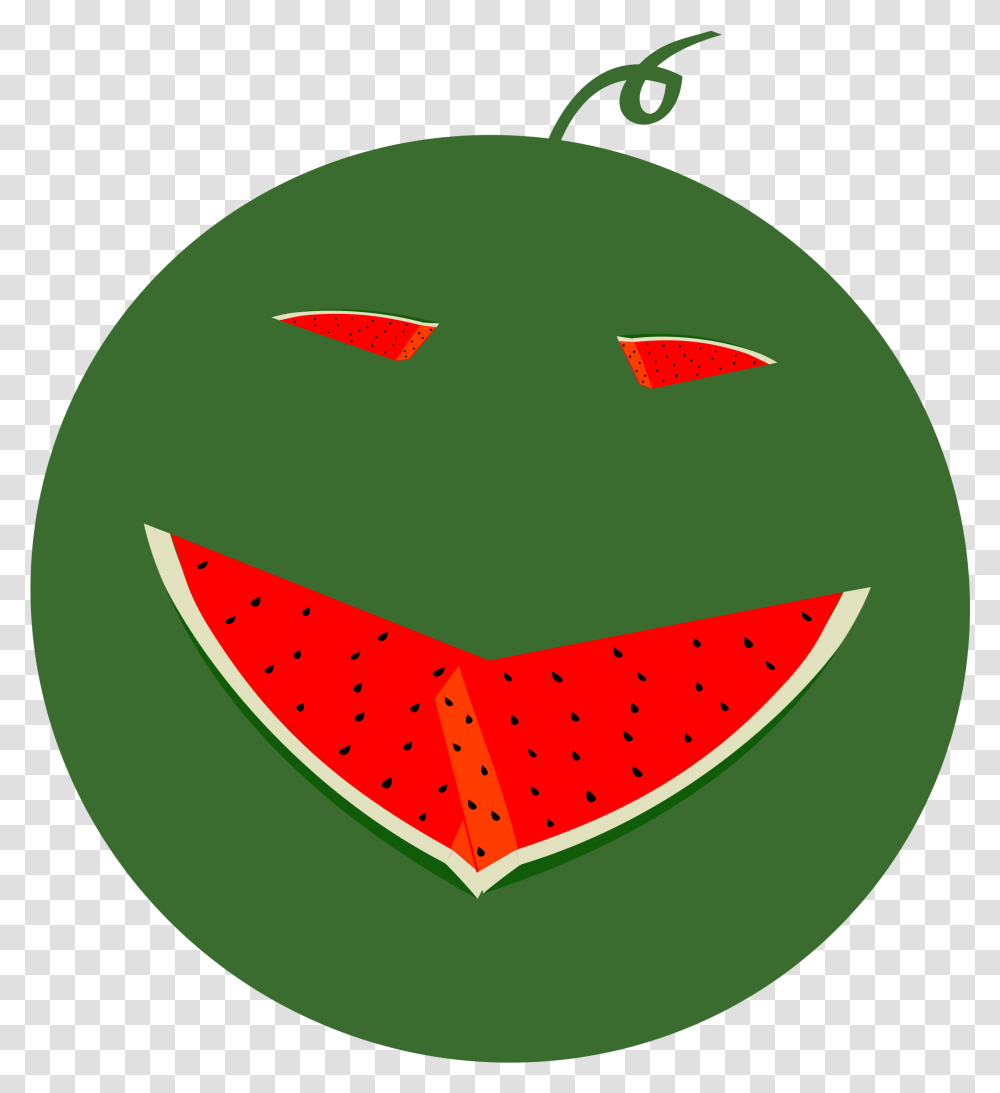 Watermelon Face, Plant, Fruit, Food Transparent Png