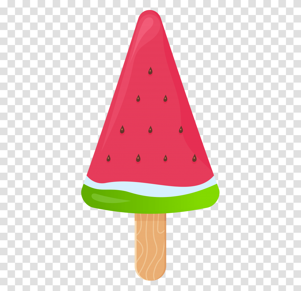 Watermelon Ice Cream Stick, Plant, Fruit, Food Transparent Png