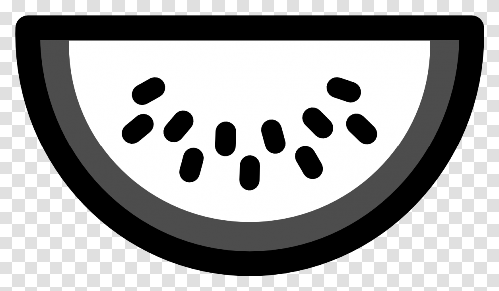 Watermelon Icon Black White Food Clipartist Watermelon Clipart Black And White, Plant, Grain, Produce, Vegetable Transparent Png