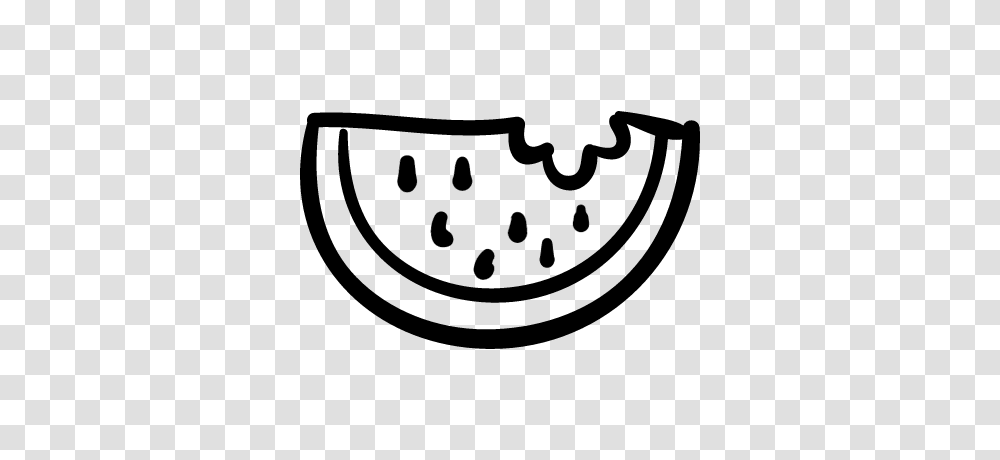 Watermelon Outlined Slice Logo Summer Watermelon, Gray, World Of Warcraft Transparent Png
