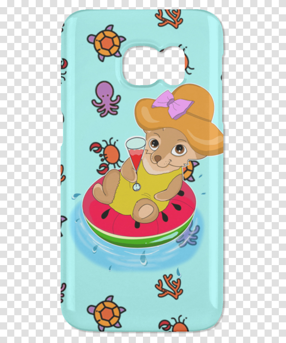 Watermelon Pool Float Beach Pattern Chihuahua Phone Cartoon, Label, Birthday Cake, Dessert Transparent Png