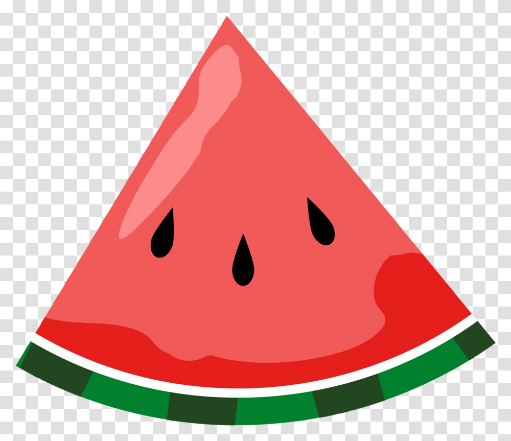 Watermelon Slice Clipart Background, Plant, Food, Fruit, Triangle Transparent Png