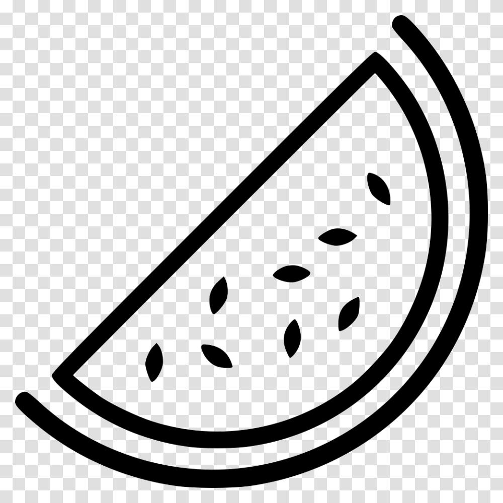 Watermelon Slice Icon Free Download, Label, Stencil, Sticker Transparent Png