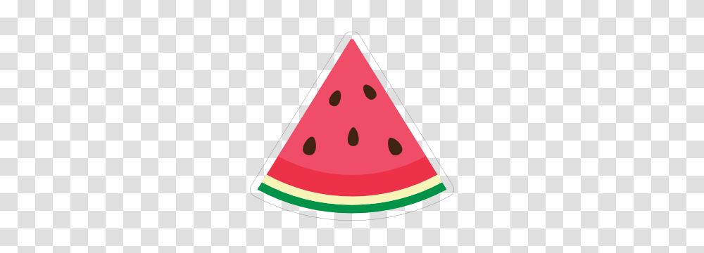 Watermelon Slice Sticker, Plant, Food, Fruit, Rug Transparent Png
