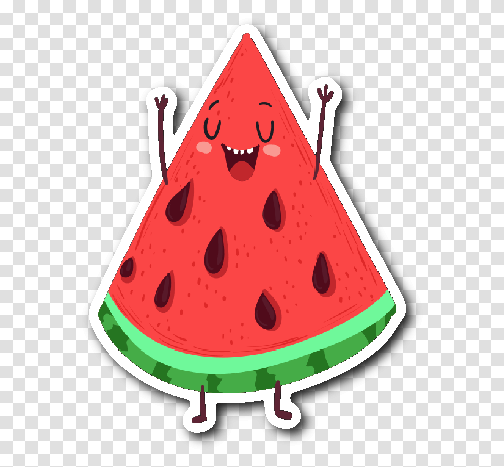 Watermelon Stickers, Plant, Fruit, Food, Birthday Cake Transparent Png