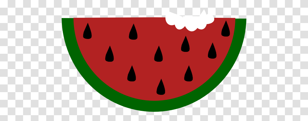 Watermelon With Bite Clip Art, Plant, Fruit, Food Transparent Png