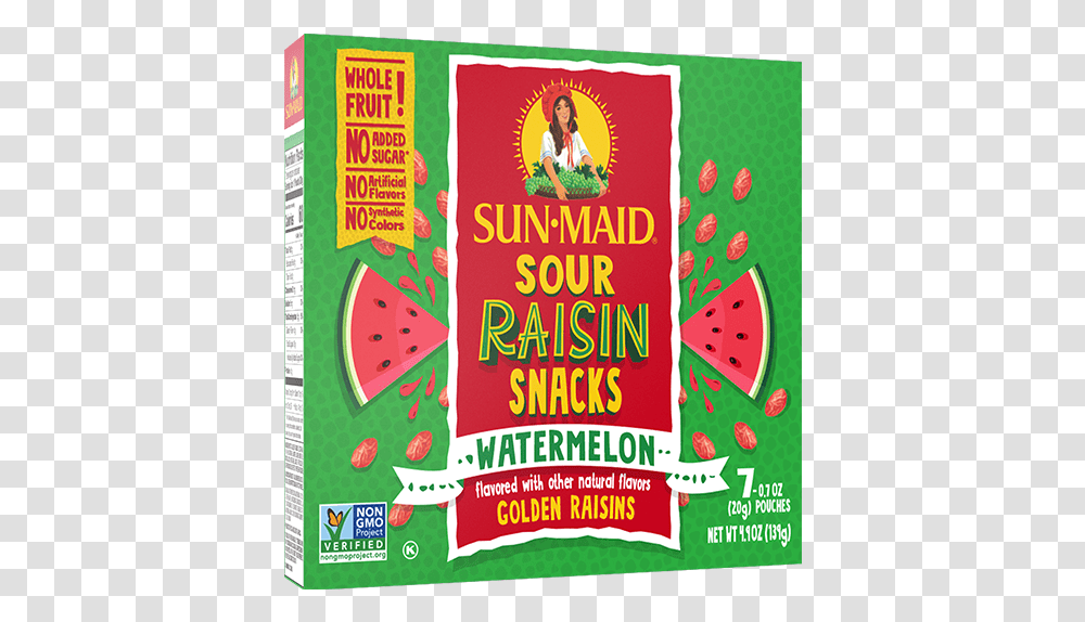 Watermelonbox Sun Maid Sour Raisins, Advertisement, Poster, Flyer, Paper Transparent Png